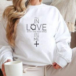Womens Hoodies Sweatshirts Faith 90s Letter Cute Autumn Spring Fall Women Long Sleeve Female Casual Clothes Fashion Aesthetic Graphic Pullovers 230207