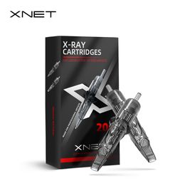 Tattoo Needles XNET XRAY Cartridge Tattoo Needles Round Magnum RM Disposable Sterilised Safety Tattoo Needle for Cartridge Machines Grips 230208