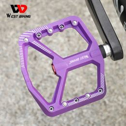 Bike Pedals Ultra-light MTB Bicycle Pedals Bike Pedal Mountain Bike Nylon Fibre Road Bike Bearing Pedals Bicycle Bike Parts Cycling Accessor 0208