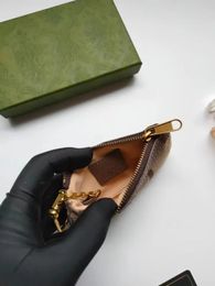 Bordado onda chave carteira pochette pequena bolsa designer moda batom sacos das mulheres dos homens chaveiro titular do cartão de crédito moeda bolsa 321w