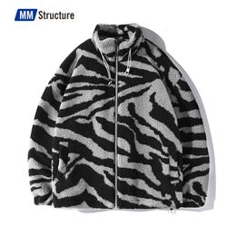 Men s Jackets Fashion Comfortable Trend Oversized Faux Lamb Fur Winter Warm Fleece Coat Camouflage Sherpa Men 230207