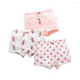Panties Girls' Underwear Triangle Pure Cotton Boxers Summer Shorts Western Style Red Children's Cute