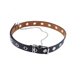 Belts Women Fashion High Quality Faux Leather Waistband Punk Style Metal Buckle Belt Accessories