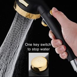 Shower Heads Shower Heads High Pressure Upgrade Head Modes Handheld Adjustable Water Head Pressurized Spray Nozzle supplies 230208 x0907