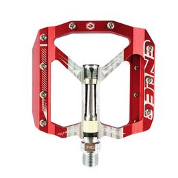 Bike Pedals Bike Flat Pedal MTB CNC Non-Slip Aluminium Ultralight Alloy Bicycle Pedal DU Bearings Mountain Bicycle Pedals Bicycle Parts 0208