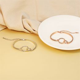 Party Favour New style Jewellery simple diamond heart bracelet good sister friend bracelet female gift