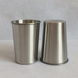 Mugs 350ML Stainless Steel Metal Travel Tumbler Pint Glasses Cups Outdoor Camping Drinking Coffee Tea Beer Promotion