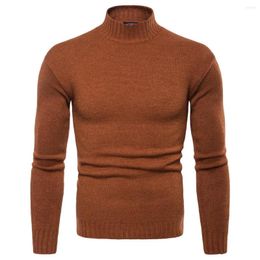 Men's Sweaters Autumn And Winter Men's High-necked Body Knitting Sweater