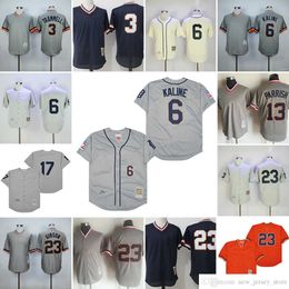 Movie Vintage 6 Al Kaline Baseball Jerseys Stitched 23 Kirk Gibson 3 Alan Trammell 13 Lance Parrish 17 Denny McLain 24 Miguel Cabrera Gray 1968 1970