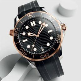 s Mens Watches For Men Professional Sea Diver Watch Automatic Movement 42mm Ceramic Bezel Master Waterproof Watches294s