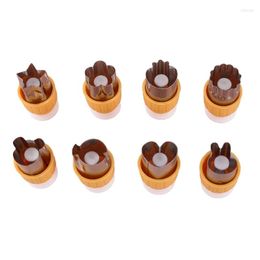 Baking Moulds Mini Size Cookie Cutters Fruit Stamps Mould Vegetable Cutter Shapes Sets For Kids