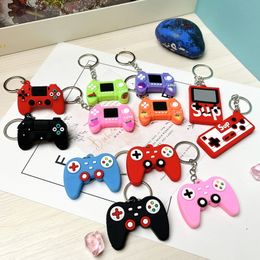 5099# Soft Glue Gaming handle Keychain Simulation Gaming Handle Car Student School Bag pendant Hanging Ornament Gift