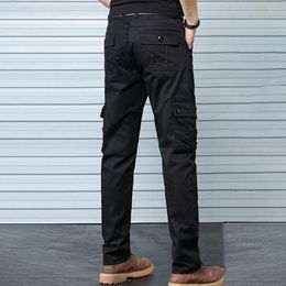 Men's Pants Fashion Cargo Mid-Rise Anti-pilling Men Outdoor Hiking Jogger Breathable Casual Trousers Daily Clothing
