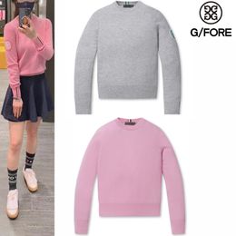 Outdoor T Shirts G4 Autumn and Winter Fashion Knitted Sweater Women s Sports Golf Clothes All match Pullovers 230208