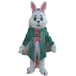 halloween Easter Rabbit Mascot Costumes Cartoon Character Outfit Suit Xmas Outdoor Party Outfit Adult Size Promotional Advertising Clothings