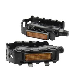 Bike Pedals 1Pair Road Bike Pedals Anti-rust Large Surface Bike Supplies Aluminium Alloy Bicycle Pedals for Most Bicycles 0208