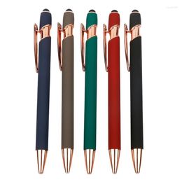 Retractable Ballpoint Pen Guest Sign In Non-slip Grip 0.7mm Tip Black Ink Write Smoothly For Office El Wedding