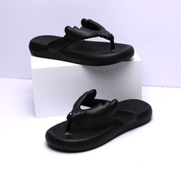 Persönlichkeit Hausschuhe Mode Geweih Sommer Designer Frauen Sandalen Fee Flache Außenkleidung Strand Hausschuhe Flip-Flops Damen Schwarz Grün Weiß Rosa Anti-Rutsch 36-40