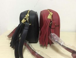 New Style pu bags High quality womens handbags Fashion Womens Tassel Bag Shoulder Bag Purse handbags with Dust bag