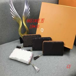 luxurys mens designer moda portafogli borse telefono borse porta carte di credito borsa portafogli Zippy portamonete 19 10 005252h