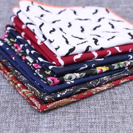 Bow Ties Fashion Casual Cotton Towel Portable Jacquard Square Men 's And Women's -Universal Gift