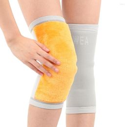 Motorcycle Armour Thicken Fleece Knee Pad Cold Protection Protector Elastic Plush Kneepad For Men Women Joint Pain Relief Camping Running