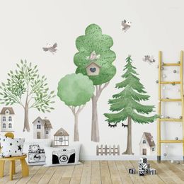 Wall Stickers Modern Ins Tree Creative Mural Living Room Decoration 3d Self-adhesive Wallpaper Pegatinas De Pared
