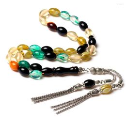 Strand Arabic Misbaha Colourful Resin Tasbih Muslim 9 13mm 33 Beads Islamic Gifts Rosary Turkey Jewellery Handmade Prayer Sibha