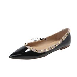 Dress Shoes Popular Classic Black Patent Leather Flat Women Shoes Loafers Ballet Shoes White Mary Jane Pumps Walking Driving T230208
