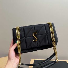 luxuries designer women bag nylon shoulder bag Vintage Elegant Chain Square Handbags lady crossbody bags messenger purse hand bags 230208