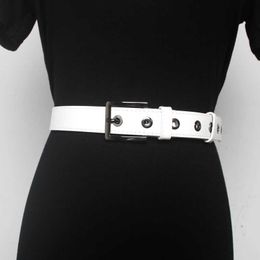 Belts New Women Punk Rave Rock Vintage Leather Waist Belt Sexy Harness Harajuku Gothic Tassel Bondage Fetish Corset Straps Chain Belt G230207