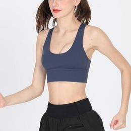 Yoga Outfit Comfortable Women Sports Bra Support Bras Workout Activewear Athletic For SNO88