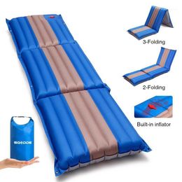Outdoor Pads Folding Camping Mat Inflatable Sleeping Pad Air Cushion Mattress Sofa1