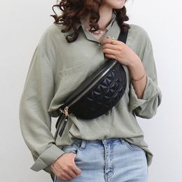 Waist Bags PU Leather Fanny Packs for Women Solid Colour Small Summer Fashion Female Phone Purses Ladies Chest Mini Bag 230208