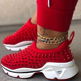 Dress Shoes 2022 Sneakers Women Vulcanized Woman Sports Shoes Female Platform Wedges Ladies Leopard Casual Slip On Footwear Plus Size T230208