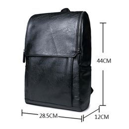 Designer-Backpack Men Backpack PU Leather Male Bag Fashion Casual Luxury Designer Laptop Bag Large Capacity Travel Bags Men's329s