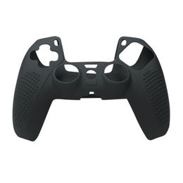 Soft Silicone Case Cover Solid Colour Controller Grip Skin Antislip With Spot For PS5 Playstation 5 Gamepad Joystick DHL/UPS