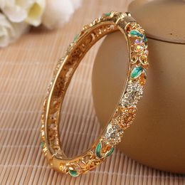 Bangle Export Decoration Cloisonne Bracelet Gilded Crystal Boutique Enamel Craft Ornaments