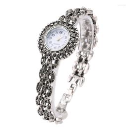 Wristwatches Fashion Silver Quartz Wristwatch Women's Bracelet Watches Top Lady Dress Crystal Jewellery Gifts Reloj MujerWristwatches Wris