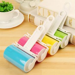 Other Home Cover Band Washable Reusable Clothes Hair Pet Hair Sticky Roller Household Cleaning Portable Hair Remover Rolle