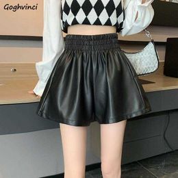 Women's Shorts Women Harajuku Design High Waist Street Wear Ulzzang All Match Autumn Preppy Simple Cool Wide Leg Trousers Casual Chic Y2302