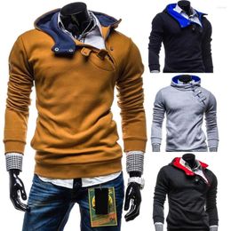 Men's Hoodies Fashion Add Velvet Hooded Hoodie Fleeces Casual All-matched Coat Jacket Top Outwear For Men Boys H8