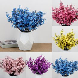 Decorative Flowers 2023 Autumn Artificial Silk Bouquet Fake Flower DIY Decor For Vase Home Wedding Christmas Household Products