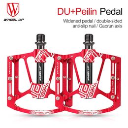 Bike Pedals Ultralight Bicycle Pedals Aluminium Alloy Non Slip Foot Pegs 280g BMX MTB Pedals Cycling Parts Bike Accessories Road Bike Pedal 0208