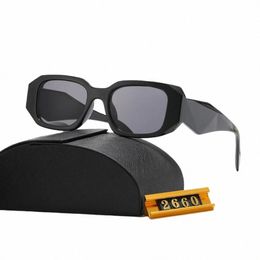 Herren Sonnenbrille Pradaa Katze Augenform 276 Glimmer Sonnenbrille UV Proof Starke leichte Luxus -Sonnenbrille für Männer/Frauen im Freien im Freien Strand