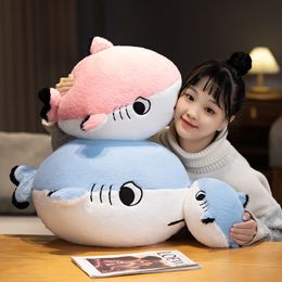 Nice Cartoon Shark Plush Toy Stuffed Animals Kawaii Throw Pillow Cushion Kawaii Animal Toys For Girls/lovers Valentine's Day