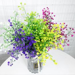 Decorative Flowers Artificial Wedding Flower Home Decoration Accessories Fake Plants Backyard Garden Outdoor DIY Vase Wall Decor