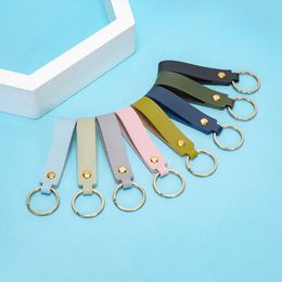 Party Favour PU Leather Keychain Key Decoration Bag Pendant Birthday Gift 8 Colours