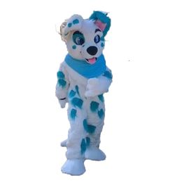 Halloween Husky Dog Mascot Costume Simulation Cartoon Character Outfits Suit Adults Outfit Christmas Carnival Fancy Dress for Men Women