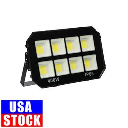 LED FloodLights Outdoor 600W 400W 200W Work with IP65 Waterproof 6500K White Light Floodlight for Garage Garden Lawn and Yard